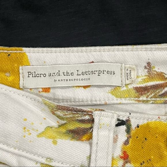 Anthropologie Pilcro Lemon High-Rise Cropped Bootcut Jean Size 26 - Picture 10 of 12